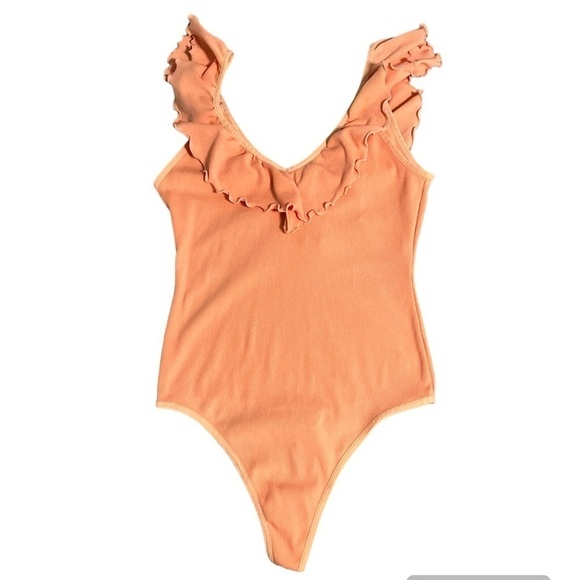 ⚡️ Wilfred Danette bodysuit in coral pink - size Medium - Picture 3 of 8